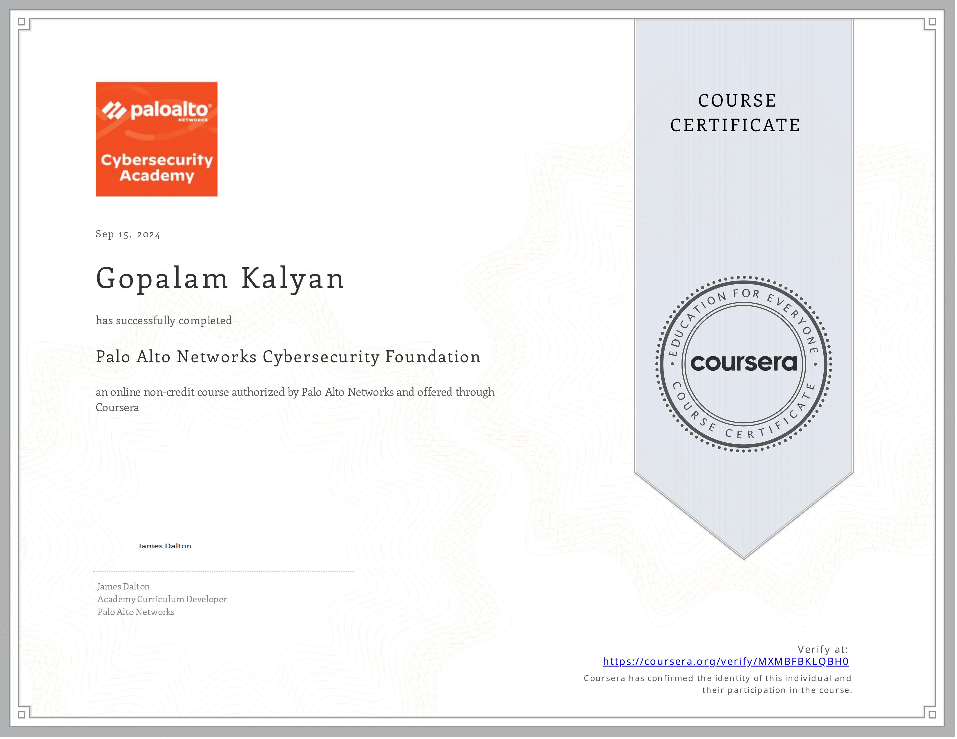Certificate 8